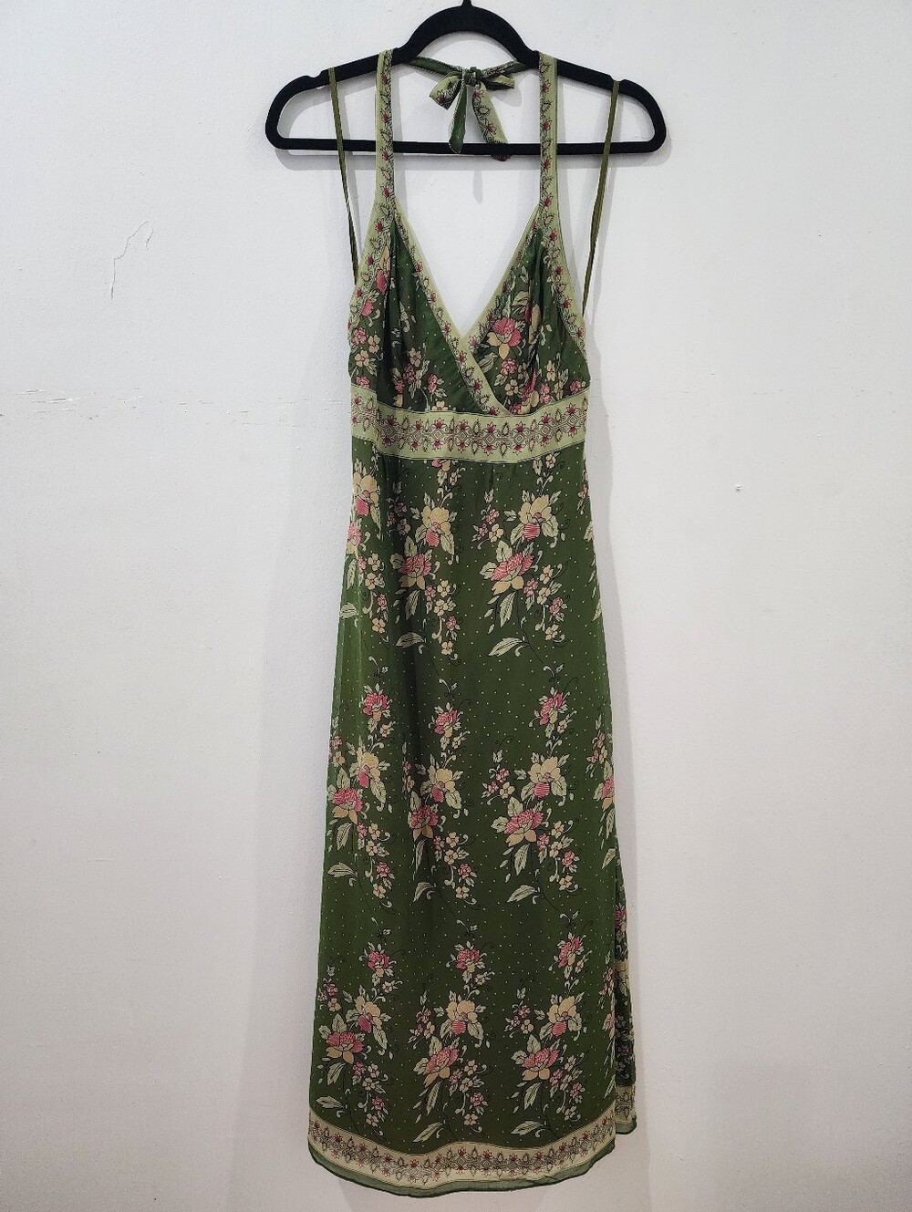 Anna Sui Vintage Silk Halter Dress